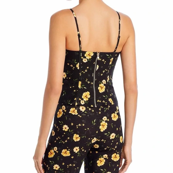 AQUA x Kristopher Block | Floral Corset Top, S - Picture 4 of 5